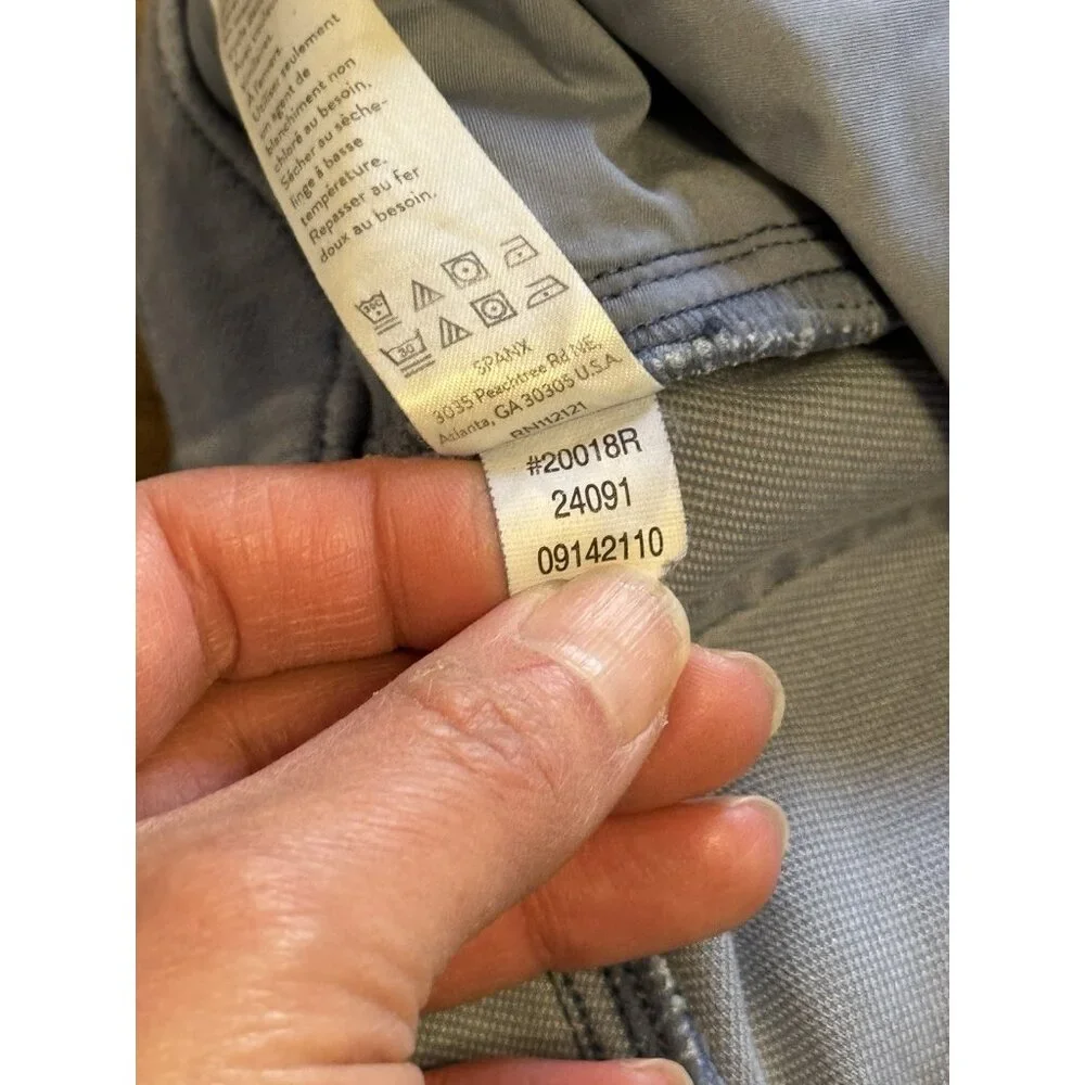 SPANX Jean-ish Ankle Leggings Light Blue Women's Size‎ XL 20018R Stretch Preppy